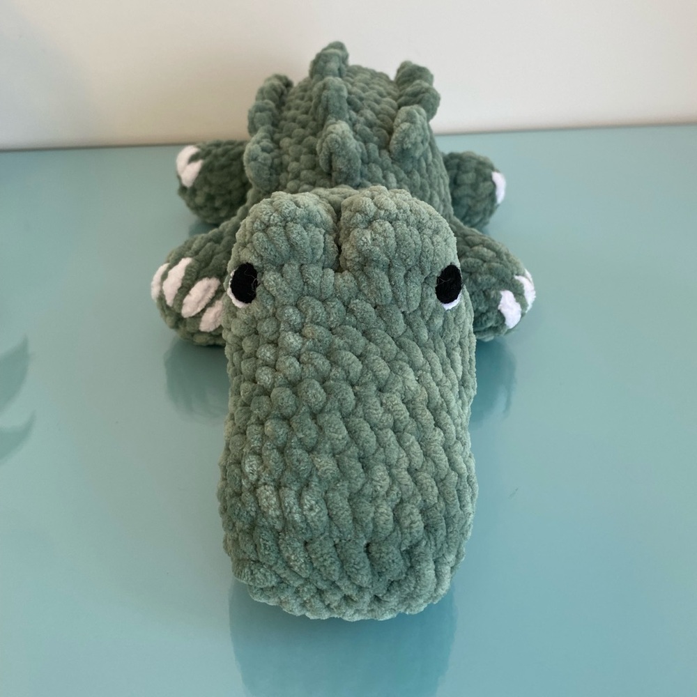 SOLD Alligator/Handmade/Amigurumi